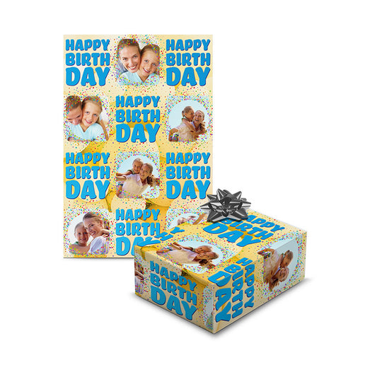 Designly - Papier d'emballage personnalisable avec vos propres photos ou designs. Exprimez votre style unique avec ce Papier d'emballage, conçu sur mesure avec vos choix d'images et de designs. Créez un produit unique qui reflète votre individualité. | Customizable Wrapping Paper featuring personalized your own photos or designs. Express your unique style with this Wrapping Paper, tailor-made with your choice of images and designs. Create a one-of-a-kind  product that reflects your individuality.