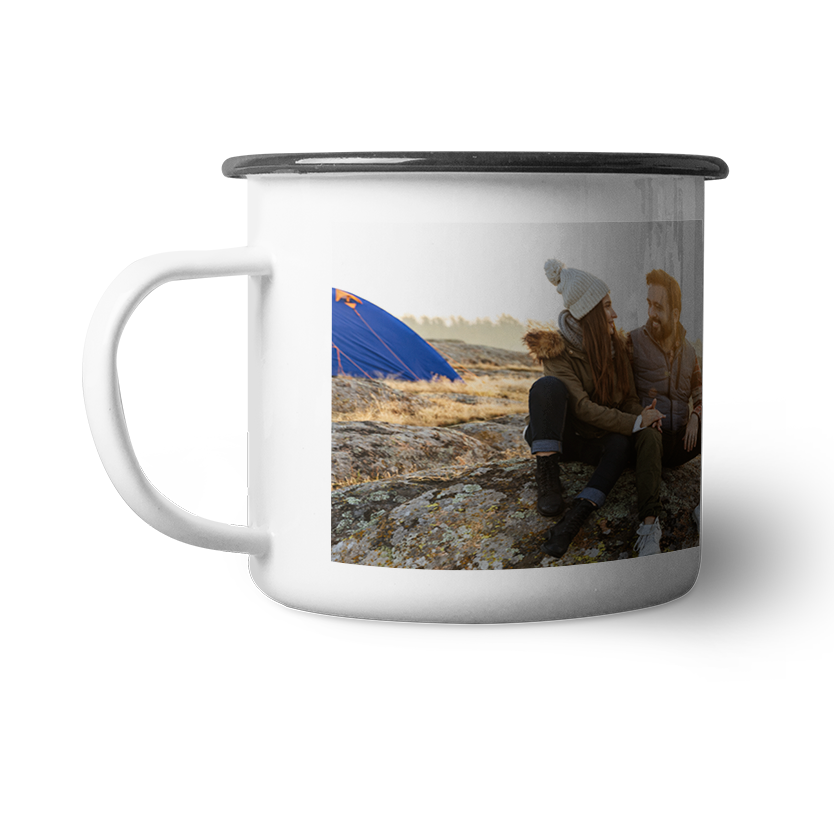 Designly - Tasse de camping personnalisable avec vos propres photos ou designs. Exprimez votre style unique avec cette Tasse de camping, conçue sur mesure avec vos choix d'images et de designs. | Customizable Camping Mug featuring personalized your own photos or designs. Express your unique style with this Camping Mug, tailor-made with your choice of images and designs.