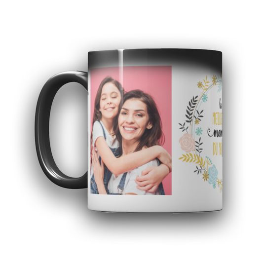 Designly – Tasse magique personnalisable avec vos propres photos ou designs. Exprimez votre style unique avec cette tasse, conçue sur mesure avec vos choix d'images et de designs. | Customizable magic mug featuring personalized your own photos or designs. Express your unique style with this Magic Mug, tailor-made with your choice of images and designs.