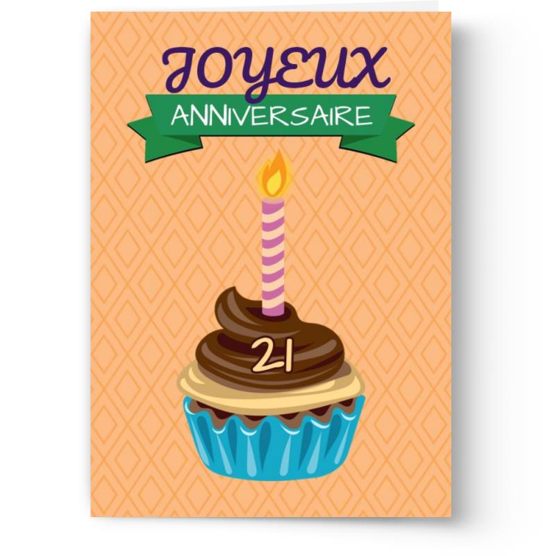 Cartes d'anniversaire personnalisables