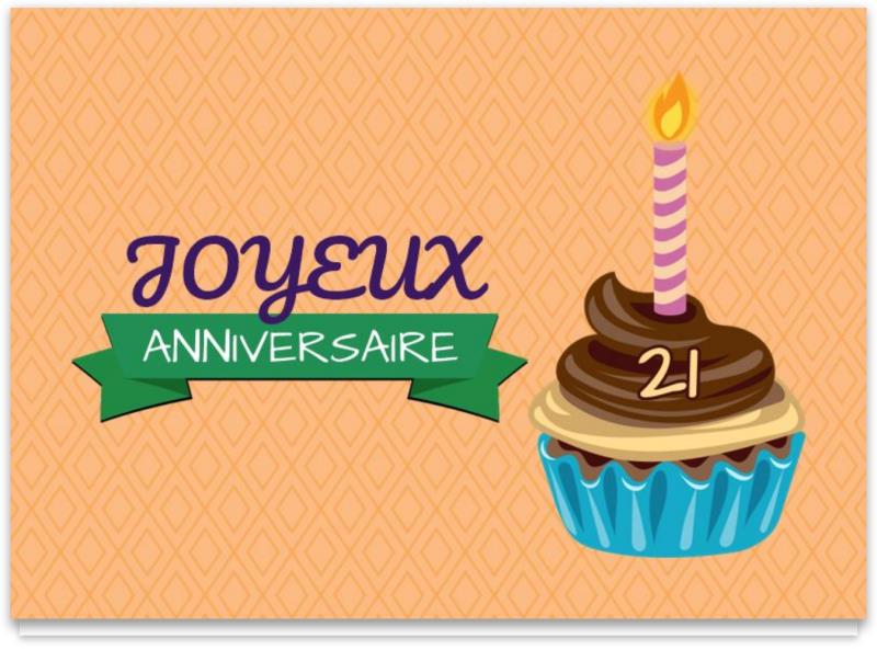 Cartes d'anniversaire personnalisables