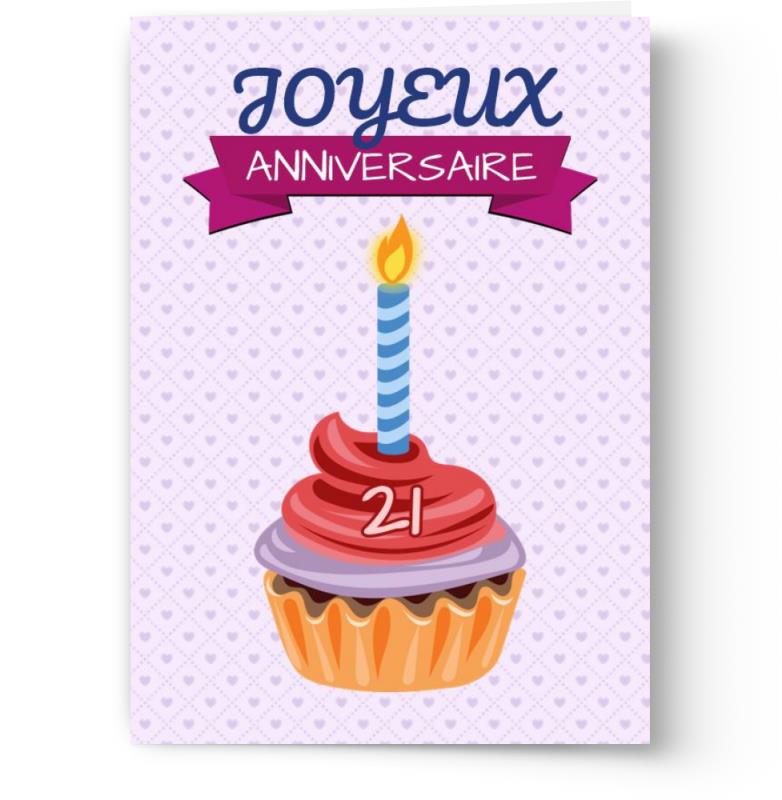 Cartes d'anniversaire personnalisables