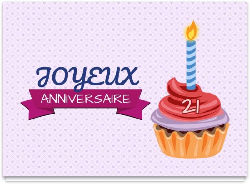 Cartes d'anniversaire personnalisables