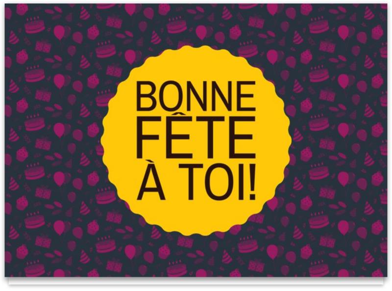 Cartes d'anniversaire personnalisables