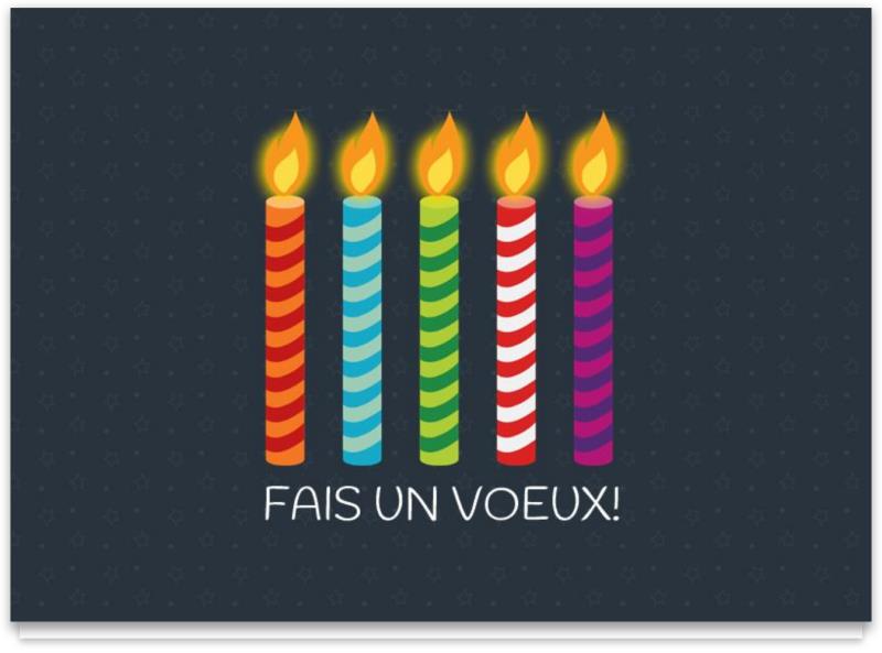 Cartes d'anniversaire personnalisables