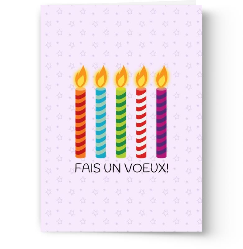 Cartes d'anniversaire personnalisables