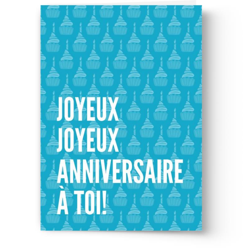 Cartes d'anniversaire personnalisables