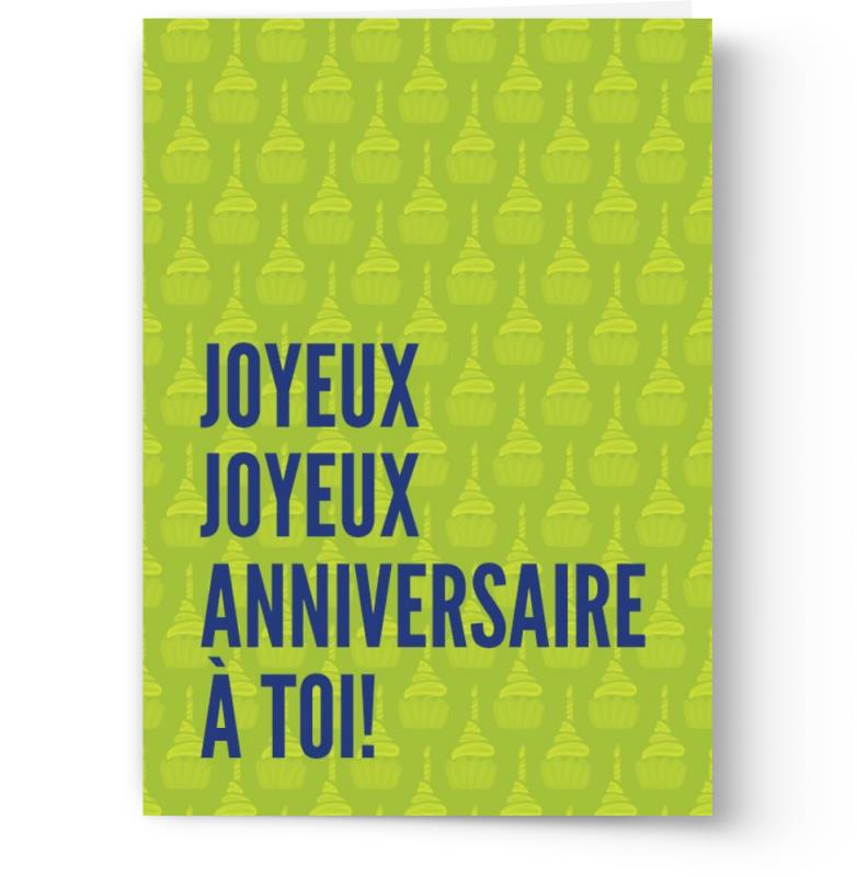 Cartes d'anniversaire personnalisables