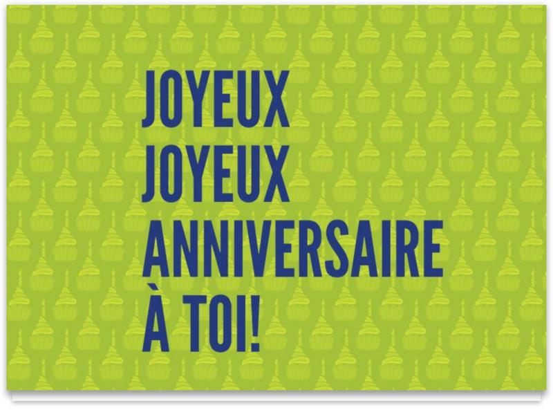 Cartes d'anniversaire personnalisables