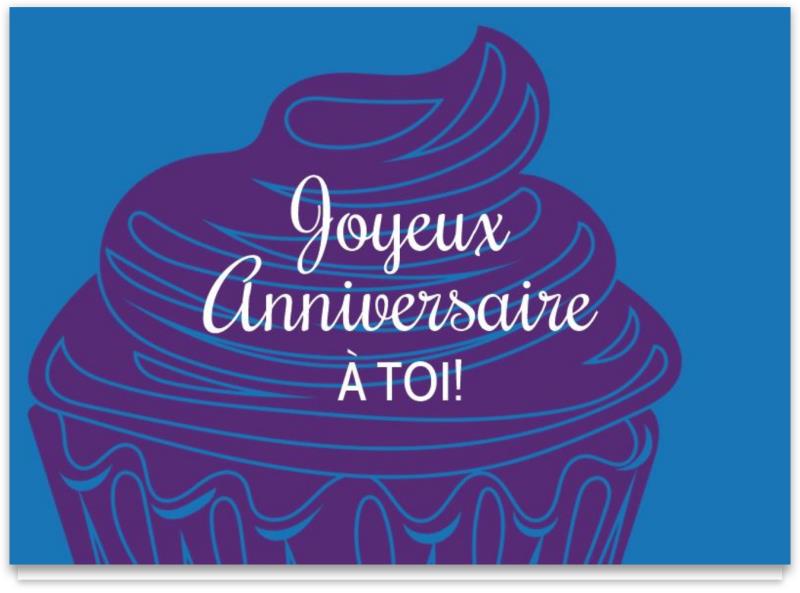 Cartes d'anniversaire personnalisables