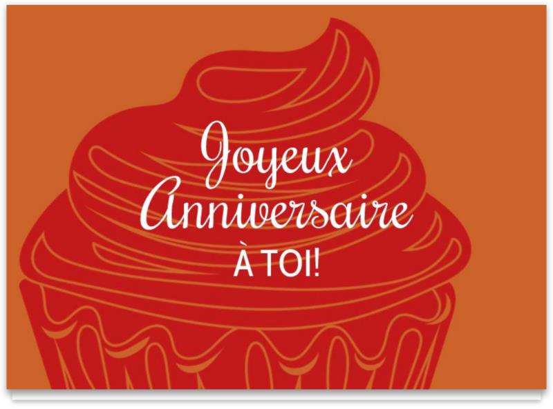 Cartes d'anniversaire personnalisables