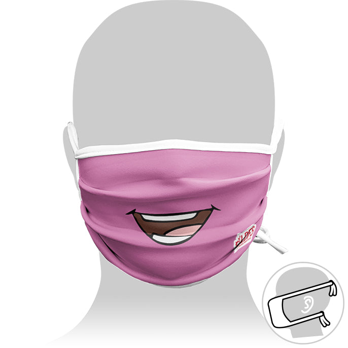 Personalized mask with Adjustable Cords