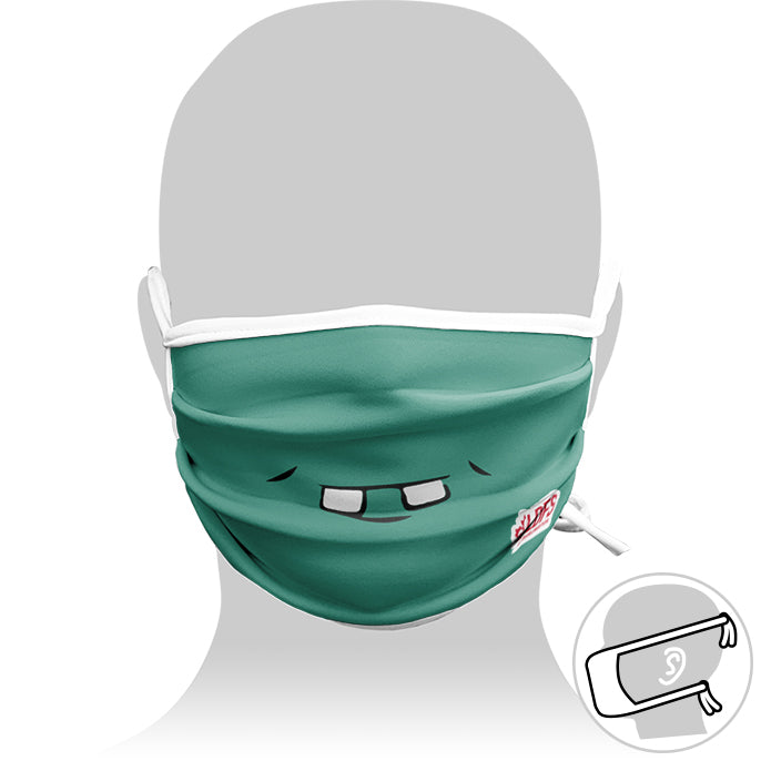 Personalized mask with Adjustable Cords