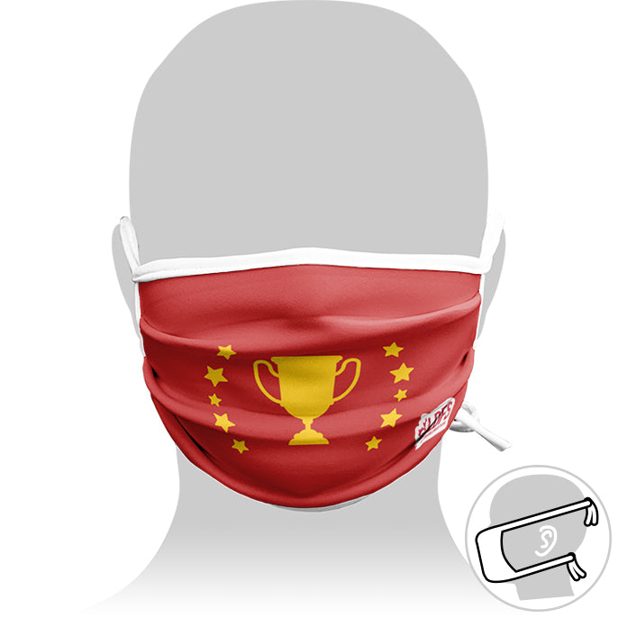 Personalized mask with Adjustable Cords