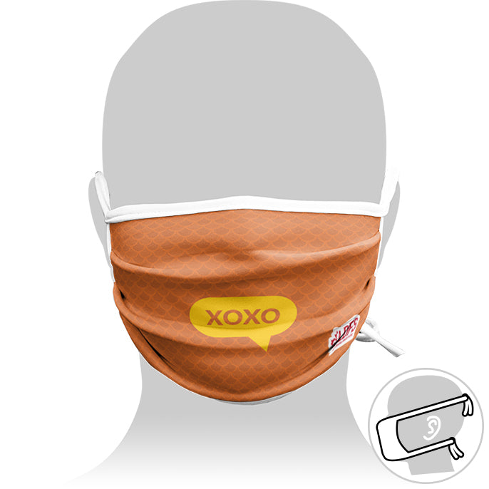 Personalized mask with Adjustable Cords
