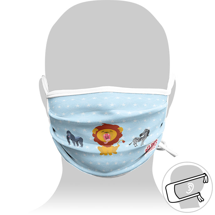 Personalized mask with Adjustable Cords