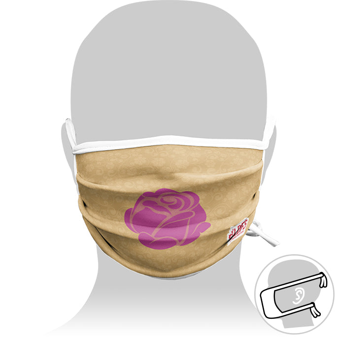 Personalized mask with Adjustable Cords