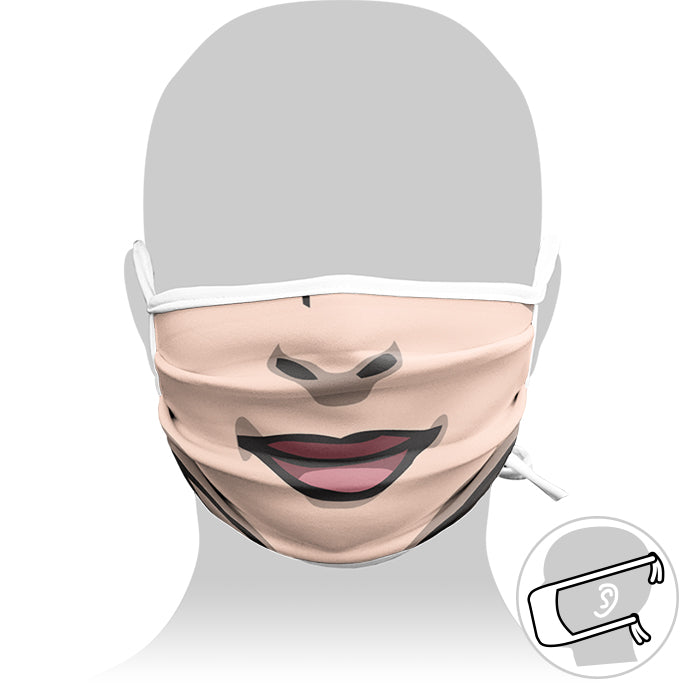 Personalized mask with Adjustable Cords