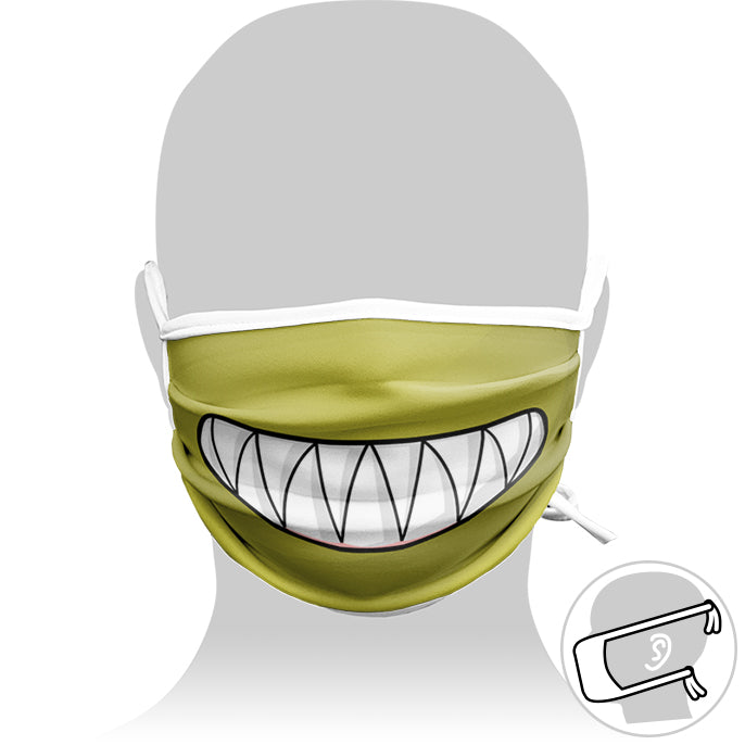 Personalized mask with Adjustable Cords