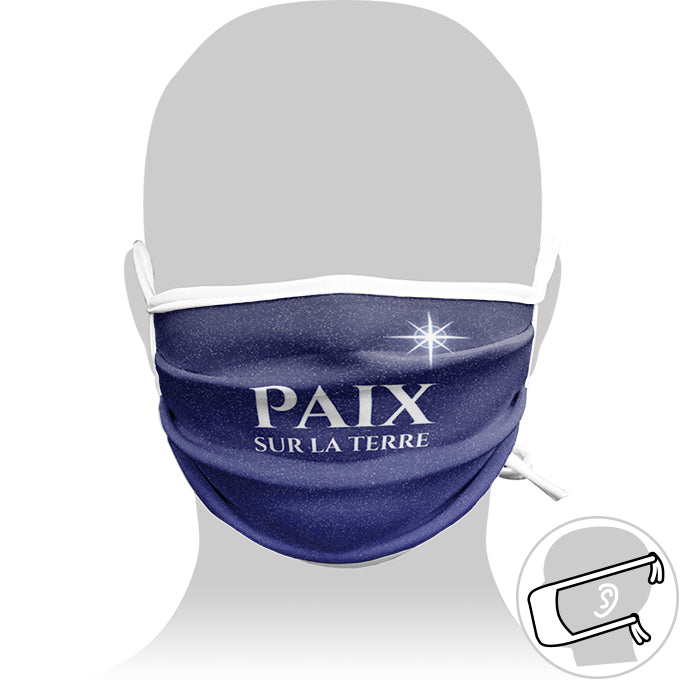 Personalized mask with Adjustable Cords