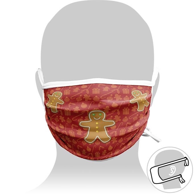 Personalized mask with Adjustable Cords