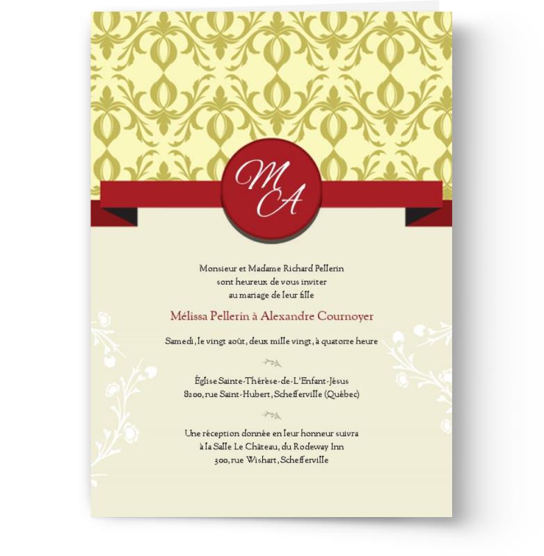 Custom Wedding Invitation Cards