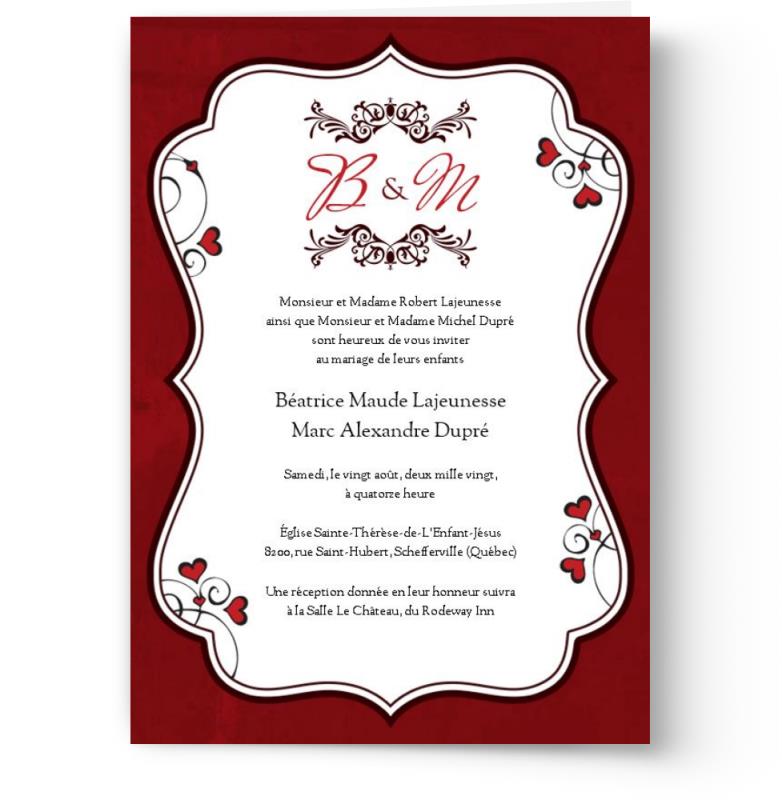 Custom Wedding Invitation Cards