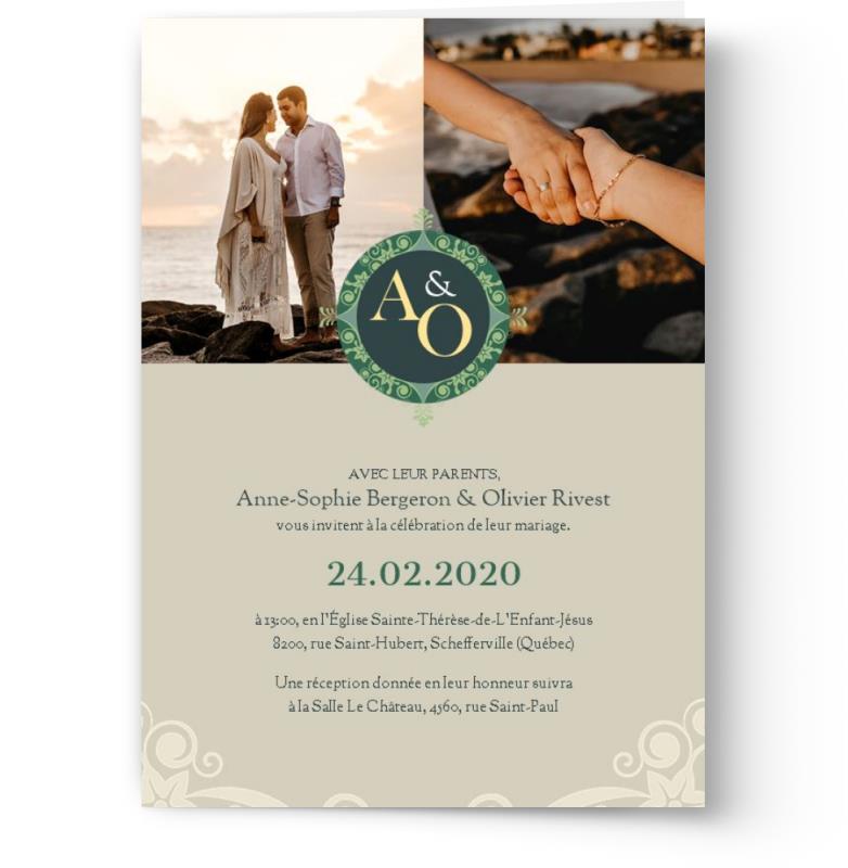 Custom Wedding Invitation Cards