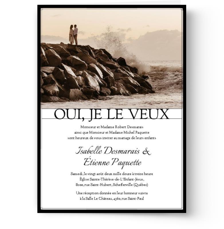 Custom Wedding Invitation Cards