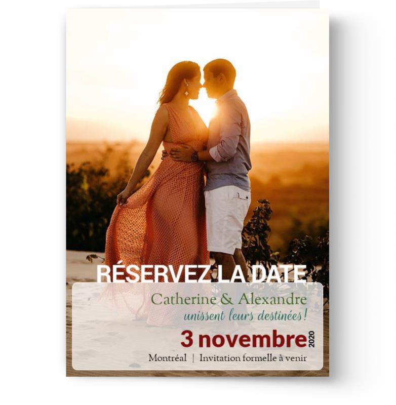 Greeting Card - Wedding (Save The Date)