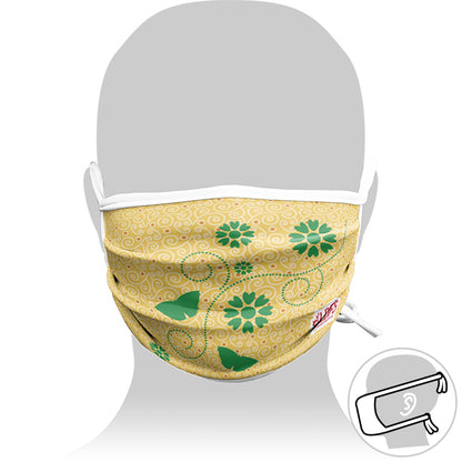 Masque personnalisé lavable avec corde ajustable